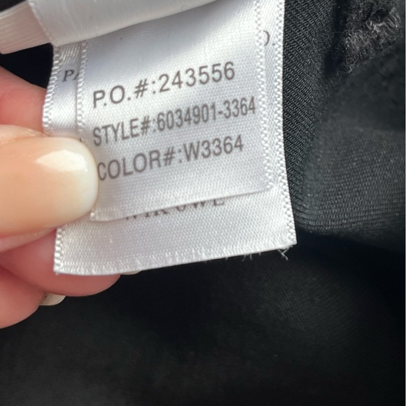 Paige Mayslie Jogger Pants Luxe Coating black fog 26 - Picture 12 of 15